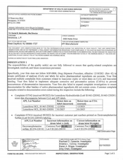 FDAzilla FDA 483 Veranova, West Deptford | February 2023