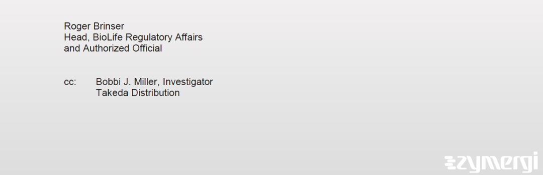 Bobbi J. Miller FDA Investigator