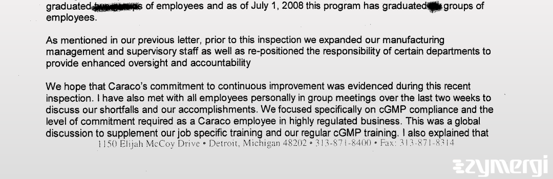 Regina T. Brown FDA Investigator Rebecca E. Dombrowski FDA Investigator Tracey L. Siebesma FDA Investigator Patsy J. Domingo FDA Investigator Caroline H. Le FDA Investigator Andrea F. White FDA Investigator