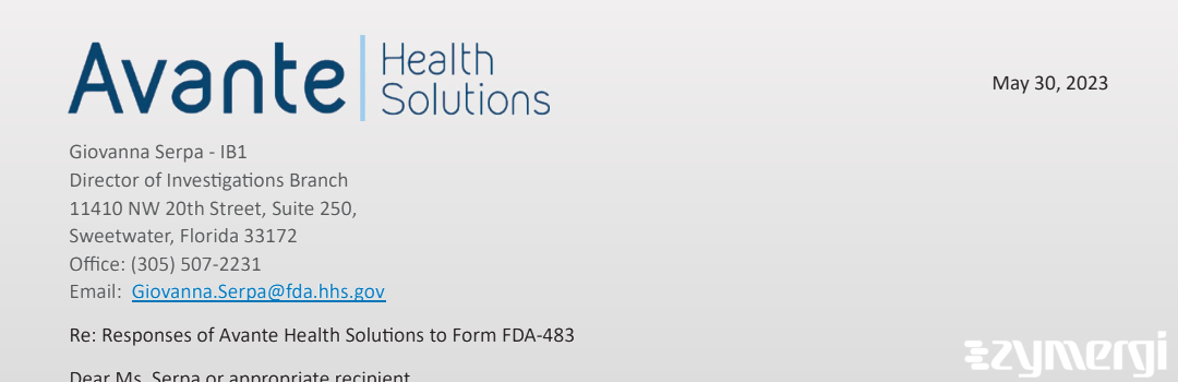 FDANews 483R DRE Medical Group Inc May 19 2023 top