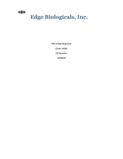 FDAzilla 483 Response Edge Biologicals, Memphis | April 2023