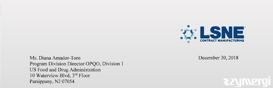 FDANews 483R Lyophilization Services of New England, Inc. Dec 7 2018 top