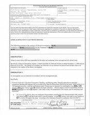 FDAzilla 483 Response Pablo J. Sanchez, M.D, Dallas | October 2012
