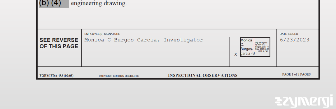 Monica C. Burgos Garcia FDA Investigator Burgos Garcia, Monica C FDA Investigator 