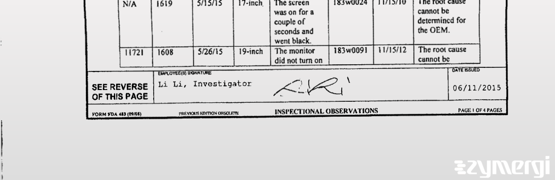 Li Li FDA Investigator