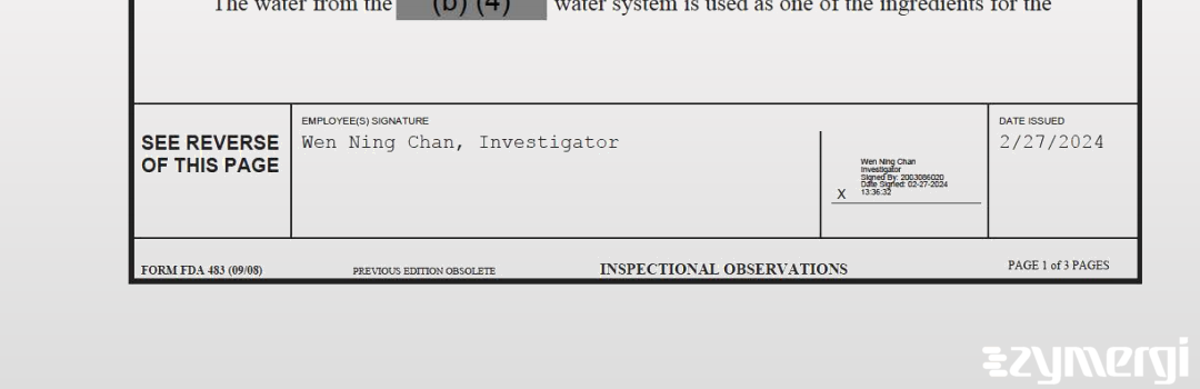 Wen Ning Chan FDA Investigator