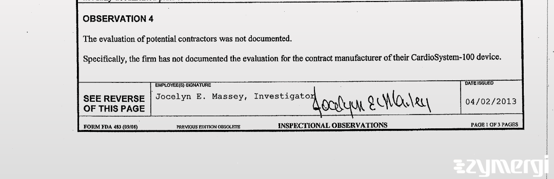 Jocelyn E. Massey FDA Investigator