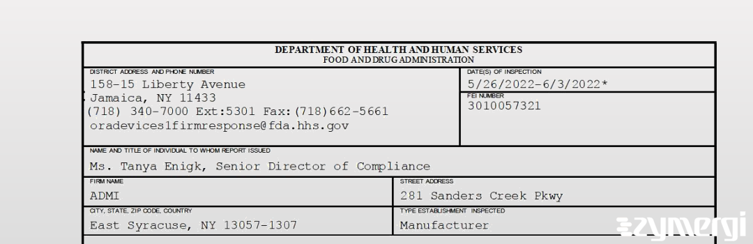 FDANews 483 ADMI Jun 3 2022 top