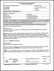 FDAzilla FDA 483 AIDI Biomedical, Wildomar | February 2019