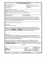 FDAzilla FDA 483 Ajinomoto Health & Nutrition North America | 2023