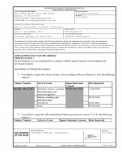 FDAzilla FDA 483 Alan G. Garscadden, M.D, Colorado Springs | Jul 2023