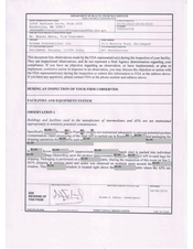 FDAzilla FDA 483 Alchem International, Faridabad | September 2019