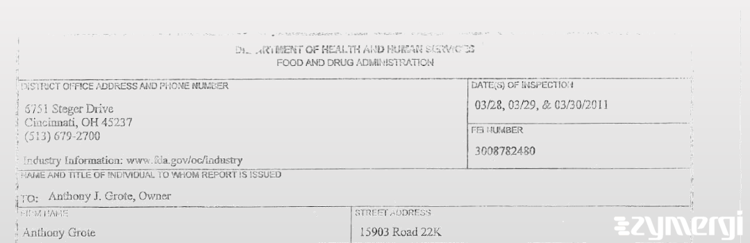 FDANews 483 Anthony Grote Mar 30 2011 top