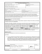 FDAzilla FDA 483 Arnold Professional Pharmacy, Arnold | March 2022