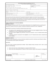 FDA 483 Aventura Fertility & IVF, Aventura | March 2022