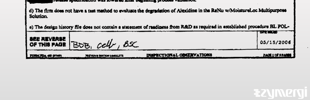 Bonita S. Chester FDA Investigator Babatunde D. Babalola FDA Investigator Claudette D. Brooks FDA Investigator