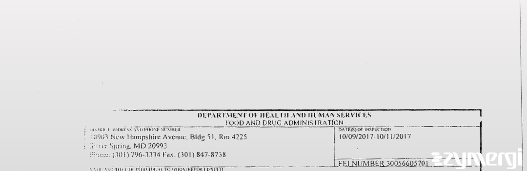 FDANews 483 Beijing Rimeng Biological Technology Co. Ltd. Oct 11 2017 top