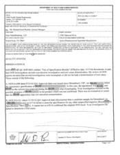 FDAzilla FDA 483 Benuvia Operations, Round Rock | September 2017