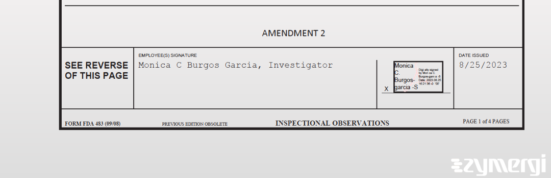 Monica C. Burgos Garcia FDA Investigator Burgos Garcia, Monica C FDA Investigator 