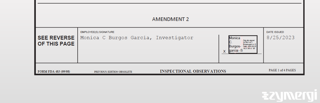 Monica C. Burgos Garcia FDA Investigator Burgos Garcia, Monica C FDA Investigator 