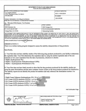 FDAzilla FDA 483 BMD Skincare, Canoga Park | March 2019