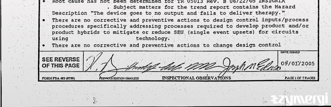 Kimberly Lewandowski-Walker FDA Investigator Joseph M. Edwin FDA Investigator
