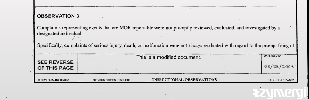 Ralph W. Jerndal FDA Investigator Billi-Jo M. Johnson FDA Investigator Jocelyn M. Muggli FDA Investigator 