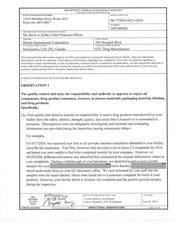 FDA 483 Brands International, Newmarket | June 2024
