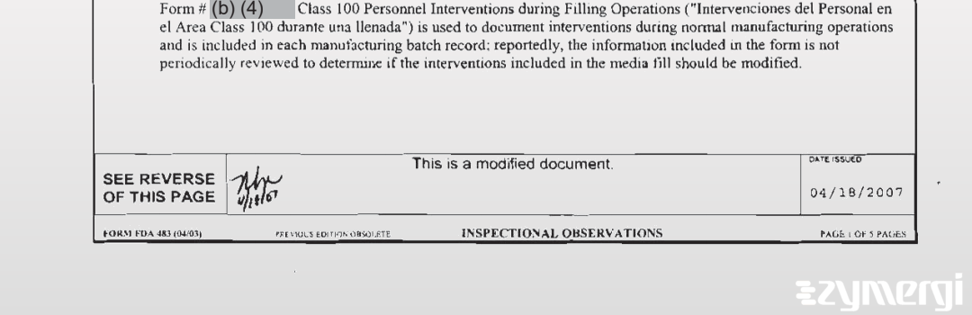 Noreen Muniz FDA Investigator