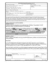 FDAzilla FDA 483 C. B. Fleet, . dba Fleet Laboratories | Dec 2023