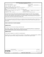 FDAzilla FDA 483 Calkini Shirt Comapny . de C.V, Campeche | Apr 2014