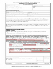 FDAzilla FDA 483 Canadian Hospital Specialties, Oakville | Sep 2022