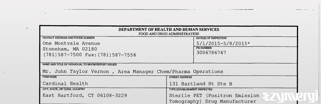 FDANews 483 Cardinal Health May 8 2015 top