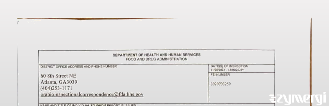 FDANews 483 Carsgen Therapeutics Corporation Dec 6 2023 top