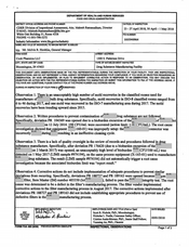 FDAzilla FDA 483 Catalent Indiana, Bloomington | May 2018