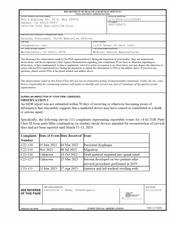 FDAzilla FDA 483 Cerapedics, Westminster | March 2024