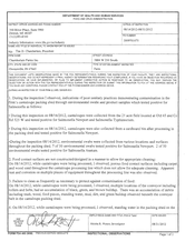 FDAzilla FDA 483 Chamberlain Farms, Owensville | August 2012