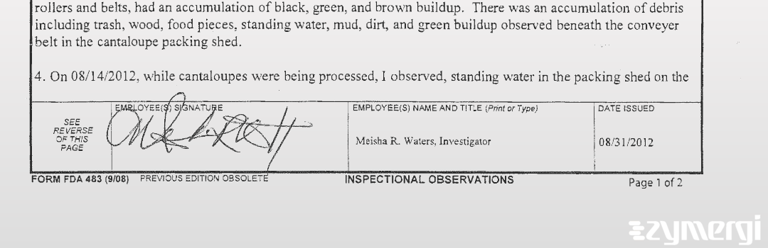 Meisha R. Waters FDA Investigator