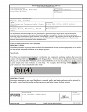 FDAzilla FDA 483 Ciron Drugs and Pharmaceuticals Private | Apr 2023