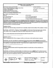 FDAzilla FDA 483 Civic Center Pharmacy, Scottsdale | March 2017