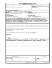 FDAzilla FDA 483 Clerio Vision dba X-Cel Specialty Contacts | 2020