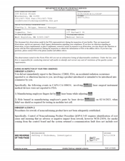 FDAzilla FDA 483 Cogmedix, West Boylston | April 2024