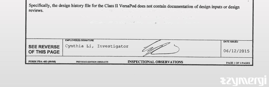 Cynthia Li FDA Investigator Cynthia L. Aycock FDA Investigator 