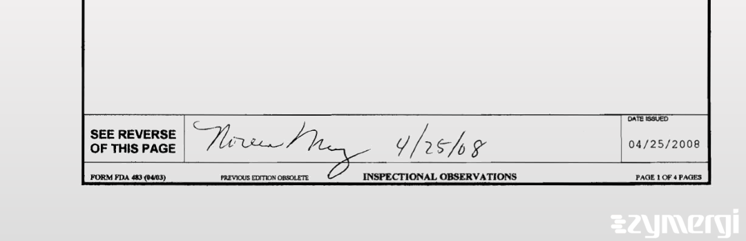 Noreen Muniz FDA Investigator