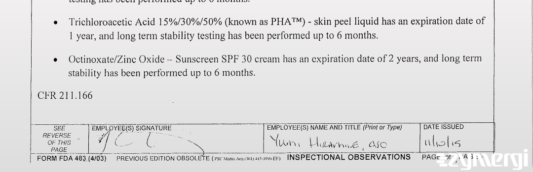 Yumi J. Hiramine FDA Investigator 