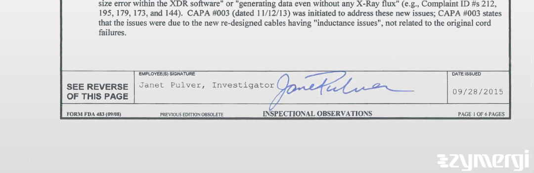 Janet Pulver FDA Investigator