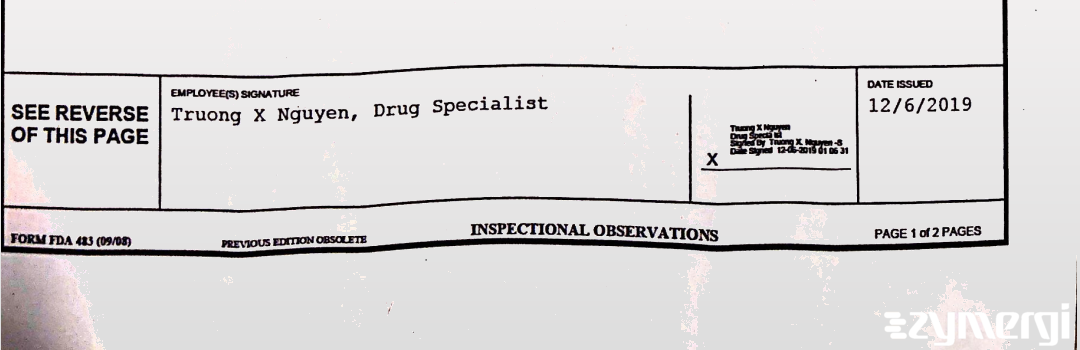 Truong X. Nguyen FDA Investigator