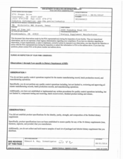 FDAzilla FDA 483 Dawn of Time, Bloomingdale | August 2014