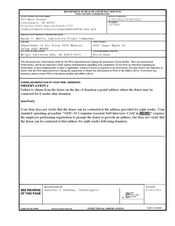 FDA 483 Department of Air Force 88th Medical Group SG | 2022