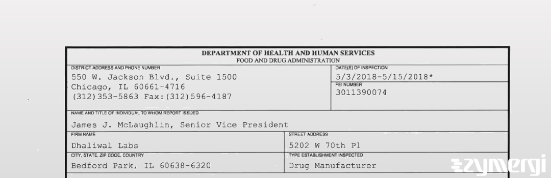 FDANews 483 Dhaliwal Labs May 15 2018 top